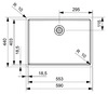 REGINOX Edelstahlspüle NEW YORK 55x40