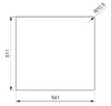 REGINOX New York 50x40 (L) Hahnlochbank Gun Metal II
