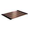 SCHOCK 4er Design Abtropfgitter Aluminium kupferfarben 336x480x12 mm