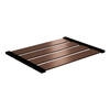 SCHOCK 4er Design Abtropfgitter Aluminium kupferfarben 336x392x12 mm