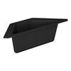 SCHOCK Eckschale Kunststoff schwarz 368x135x102 mm