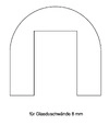 GIESE Kantenschutz U-Form 8 mm