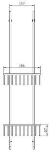 GIESE Bodyguard mit Haken L:700 mm schwarz matt