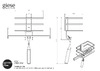 GIESE Duschkorb Piano mit Haken und Wischer schwarz matt