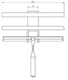 GIESE Duschkorb Newport mit Halter für Rasierer, Haken + Wischer schwarz matt