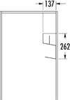 HAILO Besen-/Wischerhalter 137x352x262 dunkelgrau
