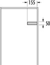 HAILO Multifunktionshalterung 155x350x50 dunkelgrau