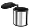 HAILO Mono Abfallsammler 12ltr. Edelstahl/schwarz