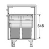 HAILO Euro Cargo 500 2x38 Ltr. dunkelgrau