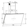 AMICA Kaminhaube 90cm KHF 695 901 S Schwarz