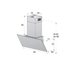 GORENJE Kaminhaube, kopffrei 90 cm WHI96236B