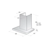 GORENJE Kaminhaube, 60 cm WHT66236B