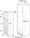 GORENJE Kühl-Gefrier-Kombi - N 123 cm RFI512E21
