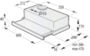 GORENJE Flachschirmhaube 60 cm TH 62 E3X Edelstahl