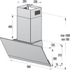 GORENJE Kaminhaube W9TB 90cm schwarz