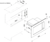 AMICA Einbau-Mikrowelle 20 l mit Grill EMW 13184 E
