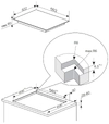 AMICA Induktionskochfeld autark 60 cm rahmenlos KMI 774 660 C