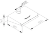 AMICA Unterbauhaube 60 cm Edelstahl UH 17111-3 E