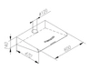 AMICA Unterbauhaube 60 cm schwarz UH 17109-3 S