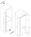 AMICA Kühl-Gefrierkombination 194/70 cm EKGCS 389 200