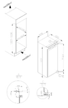 AMICA Vollraum-Kühlschrank 122 cm EVKSX 352 250