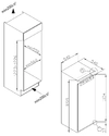 AMICA Vollraum-Kühlschrank 122 cm EVKSX 352 231