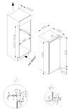 AMICA Vollraum-Kühlschrank 102 cm EVKSS 351 216