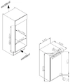AMICA Vollraum-Kühlschrank 88 cm EVKSS 353 900