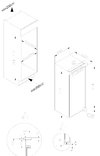 AMICA Gefrierschrank 71,2 cm EGSX 321 210