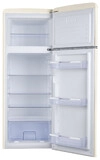 AMICA Kühl-Gefrierkombi 144 cm Retro Design Coffee Cream KGC 15635 B