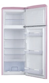 AMICA Kühl-Gefrierkombi 144 cm Retro Design Cupcake Pink KGC 15636 P