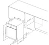 AMICA Geschirrspüler teilintegrierbar 60 cm EGSP 573 911
