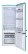AMICA Kühl-Gefrierkombi 145 cm Retro Design Ice Blue KGCR 384 150 T