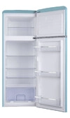 AMICA Kühl-Gefrierkombi 144 cm Retro Design Ice Blue DTR 374 190 T