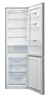 AMICA Kühl-Gefrierkombi 176 cm FrostControl Edelstahloptik KGCL 387 160 E