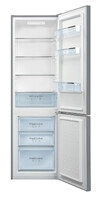 AMICA Kühl-Gefrierkombi 176 cm FrostControl Edelstahloptik KGCL 387 150 E