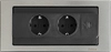 EVOline® BackFlip Edelstahloptik mit USB-C Anschluss